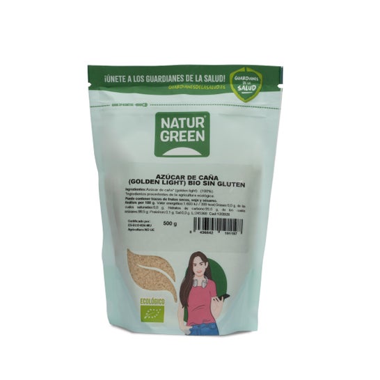 Naturgreen sucre de canne biologique (golden Light) 500g