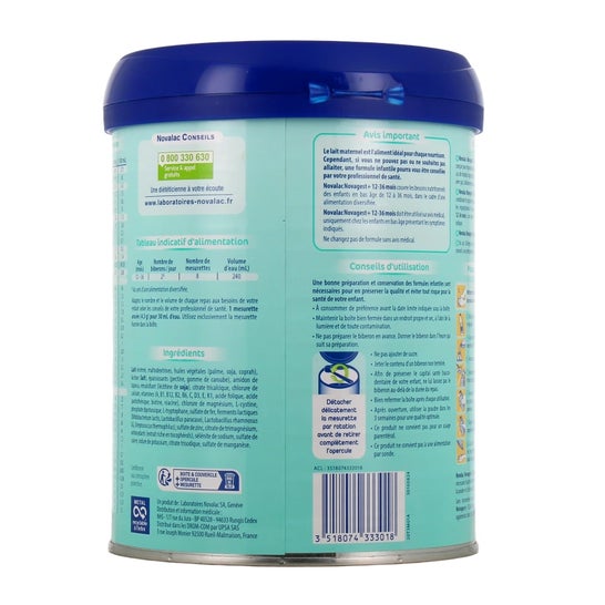 Novalac Novagest+ 12-36 mois 800 g