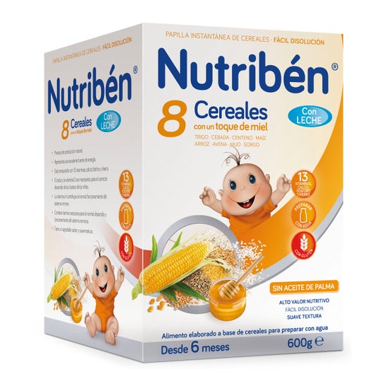 Nutribén™ 8 céréales au miel avec du lait Adapté 600g