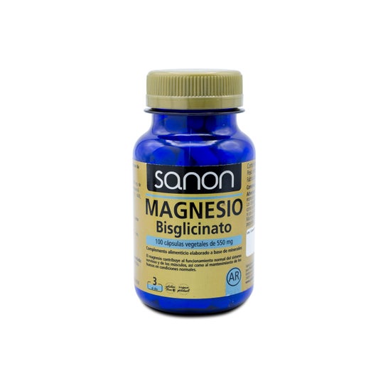 Sanon bisglycinate magnésium 100 capsules