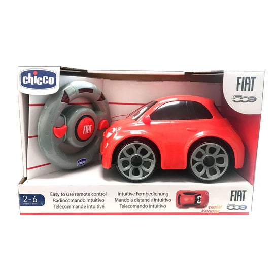 Chicco Voiture Radiocommandée Fiat 500 Rouge 2uts