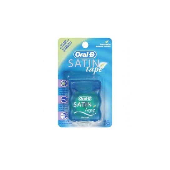 Oral-B™ Satin Tape Fluor Fil dentaire Menthe 25 m 1 u.