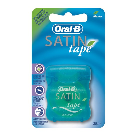 Oral-B™ Satin Tape Fluor Fil dentaire Menthe 25 m 1 u.