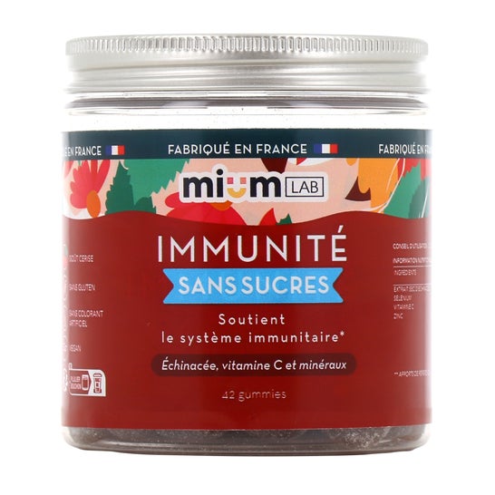 Mium Lab Immunity Gummies Sugar Free 42uds