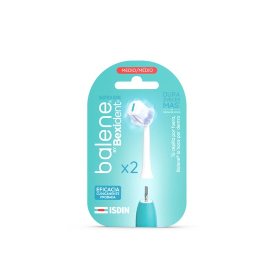 Balene Oral Care Rechange Tête Medium 2uts