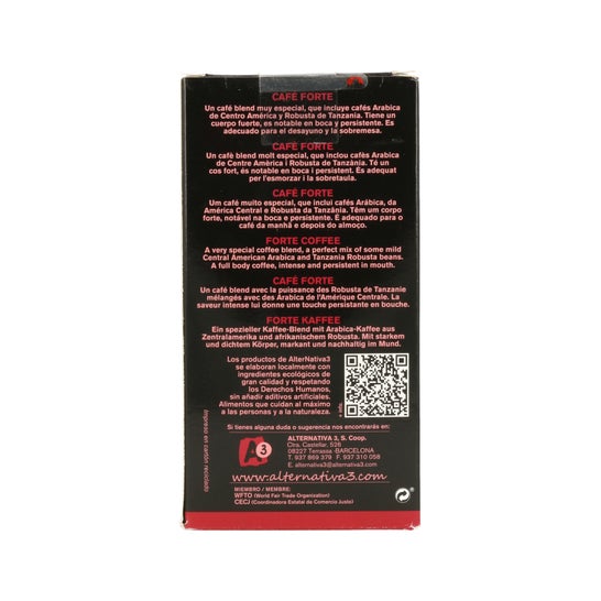 Alternativa3 Capsule de café Forte Bio 55g