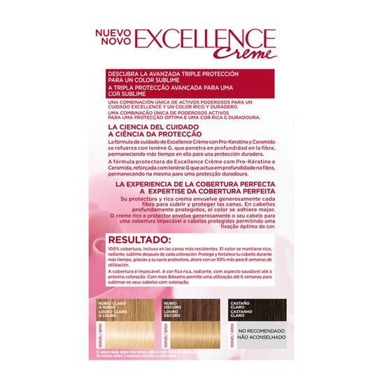 L'Oréal Set Excellence Creme Hair Color 10 Very Light Blonde