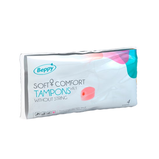 Tampons secs Beppy Soft Comfort sans bandelettes 4 pièces