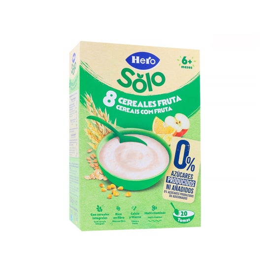 Hero 8 Céréales Fruit +6m 340g