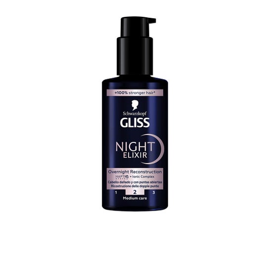 Schwarzkopf Gliss Night Elixir Réparateur Pointes Fourchues 100ml