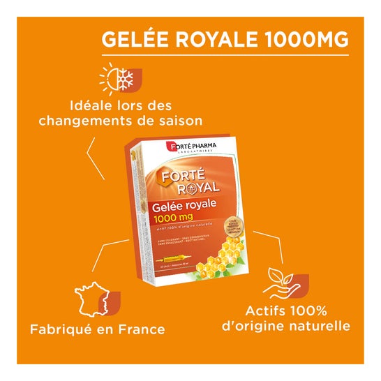 Forté Pharma Gelée Royale 1000mg 2x20 Ampoules