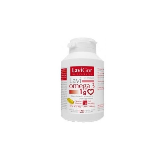 Lavigor Omega 3 huile de poisson Omega 3 perles Omega 3 60 capsules