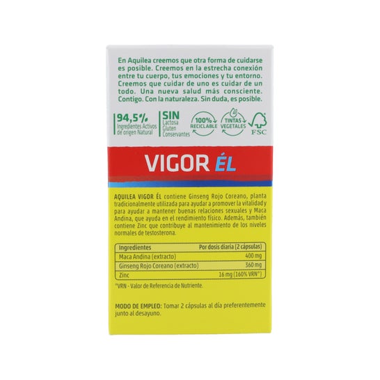 Aquilea Vigor pour Lui 60 gélules