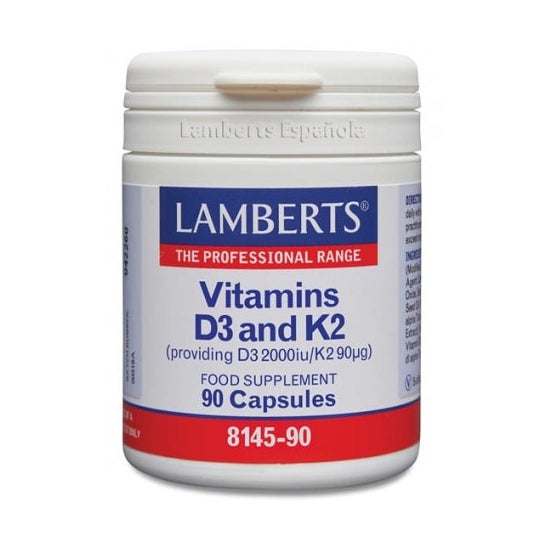 Lamberts Vitamina D3 2000Ui+K2 90mcg 90caps