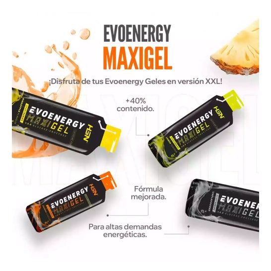 HSN Evoenergy Maxigel Sin Cafeína Piña 70ml