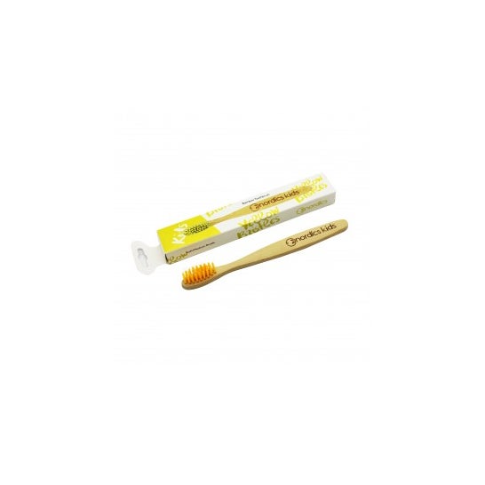 Brosse à dents nordique en bambou pour enfants 100% biodégradable