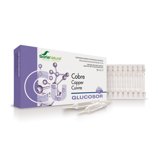 Soria Natural Glucosor Cobre 28 Ampollas