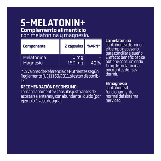 SPLMNT S-Melatonin+ 60 Capsules