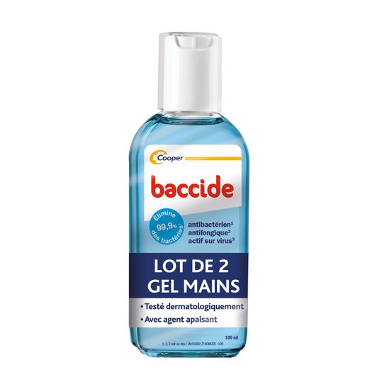 Baccide Gel Mains Hydroalcoolique 2x100ml