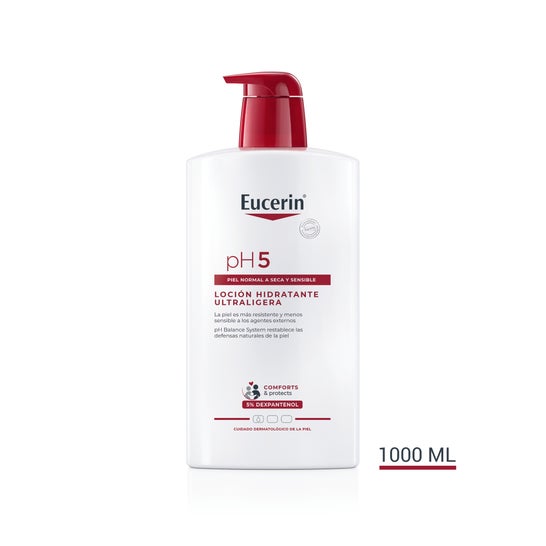 Eucerin pH5 Lotion Hydratante Ultra-Légère 1000 ml