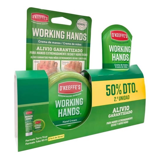 O'Keeffe's Pack Working Hands Crème Mains 96 g + 80 ml