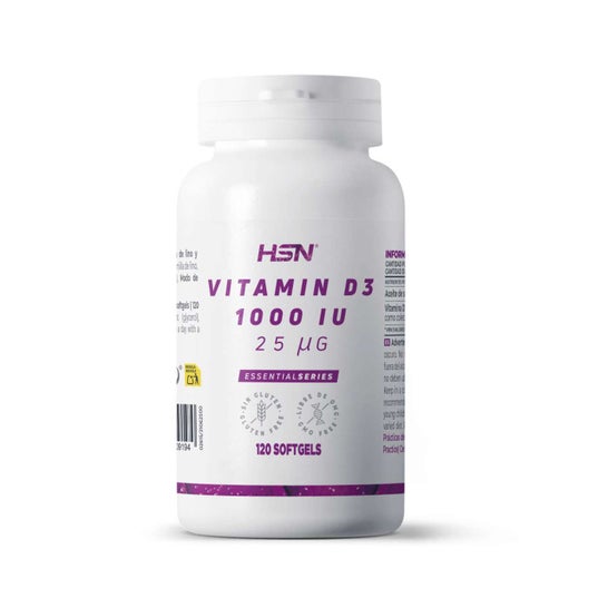 HSN Vitamina D3 1000UI 120 perlas