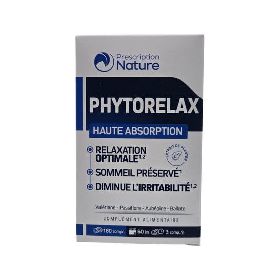 Prescription Nature Phytorelax Haute Absorption 180comp