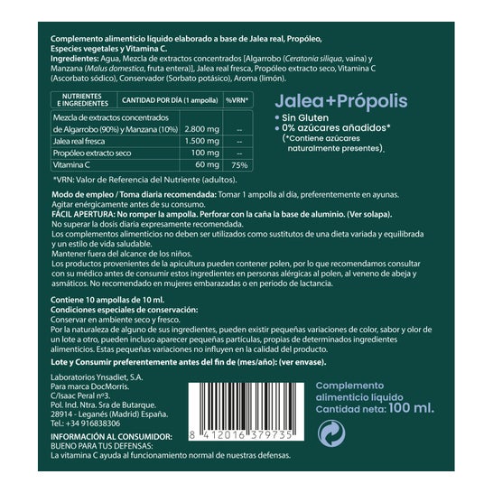 DocMorris Gelée + Propolis 10 Ampoules