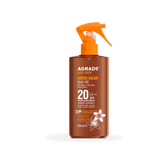 Agrado Huile Solaire Spf20 200ml