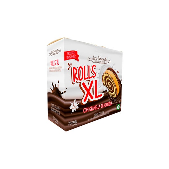 Luca Tomasello Rolls Xl Snack Bio Aux Noisettes 180g