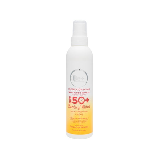 Be+ protection de l'enfant SPF50+ spray fluide 200ml