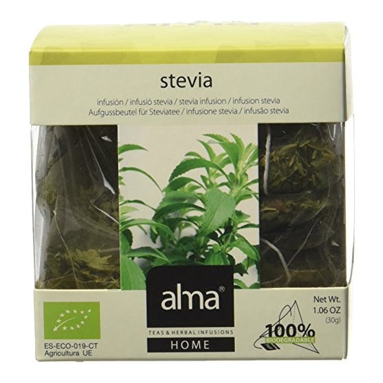 Alma Home Stevia Infusion Pyramides Eco Vegan 15 pièces