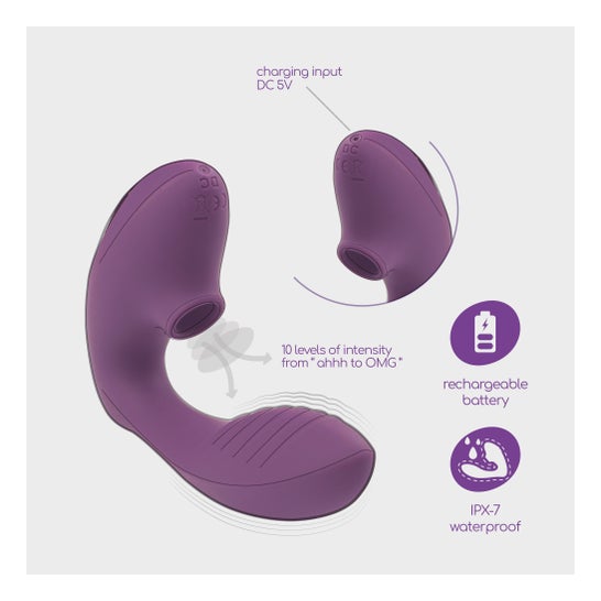 Crushious Set Moanstar Stimulateur Rechargeable + Lubrifiant