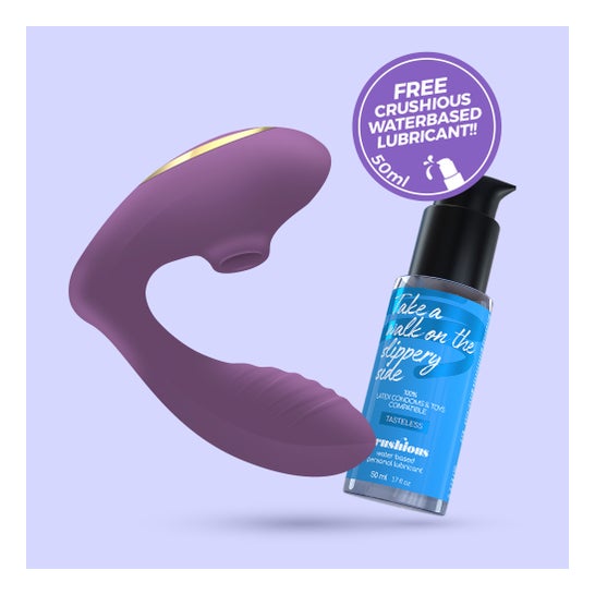 Crushious Set Moanstar Stimulateur Rechargeable + Lubrifiant