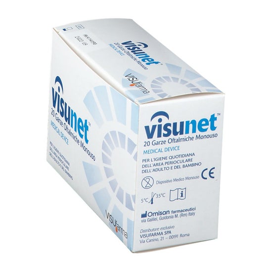 Visufarma Visunet Gaze Ophtalmique Acide Hyaluronique 20uts