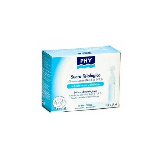 Phy Physiological serum single dose 5ml x 18 Unités