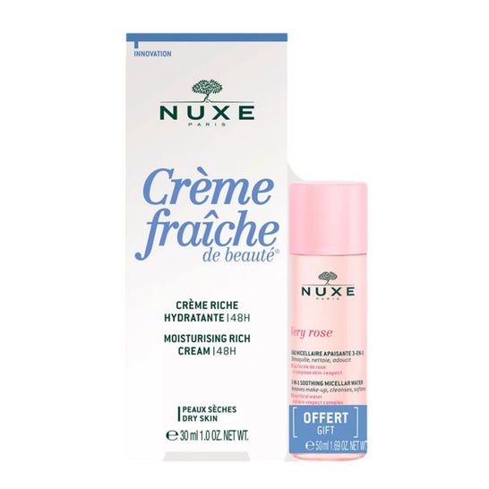 Nuxe Set Crème Fraîche De Beauté Riche + Very Rose Eau Micellaire