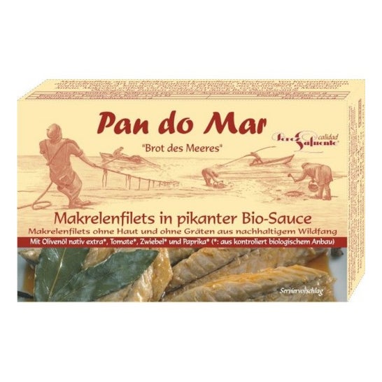 Pan Do Mar Maquereau Sauce Epicée Eco 120g