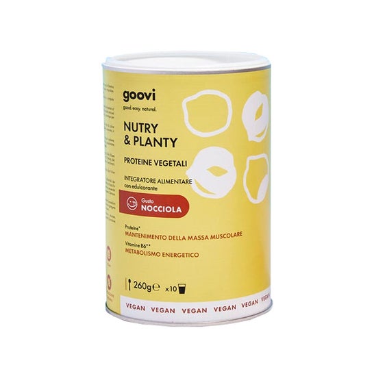 Goovi Nutry E Planty Protéine Végétale Noisette Bio 260g