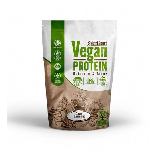 Nutrisport Vegan Protein Vainilla & Cookies 468g