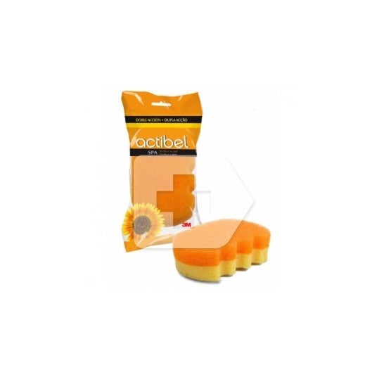 Actibel spa éponge double action 1pc