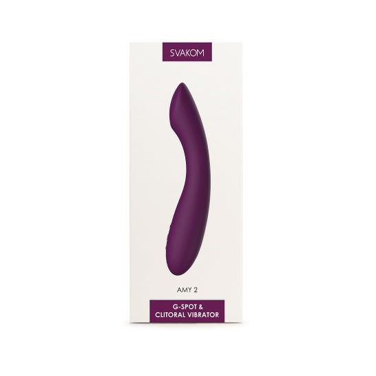 Svakom Amy 2 G-Spot & Clitoral Vibrator Violet 1ut