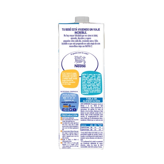 Nestlé Native 2 Liquid 1L