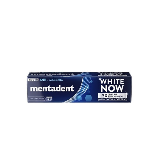 Mentadent White Now Dentifrice Anti-Smudge 75ml