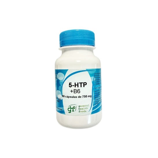 GHF 5-HTP et B6 750 mg 60 capsules