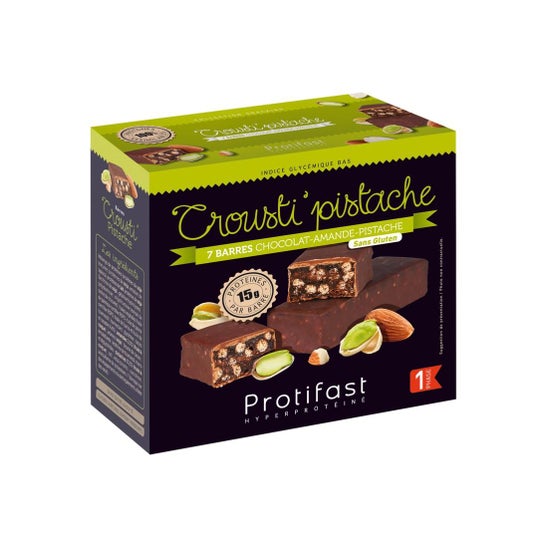 Protifast Crousti Pistache Barres 7x44 gr