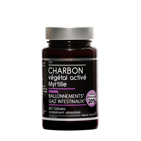Nutrivie Charbon Végétal Activé Myrtille 60 Gélules