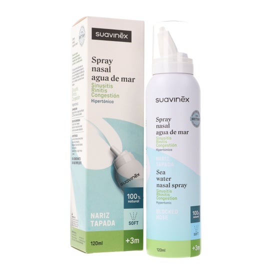 Suavinex Spray Nasal Eau de Mer +3M 120 ml