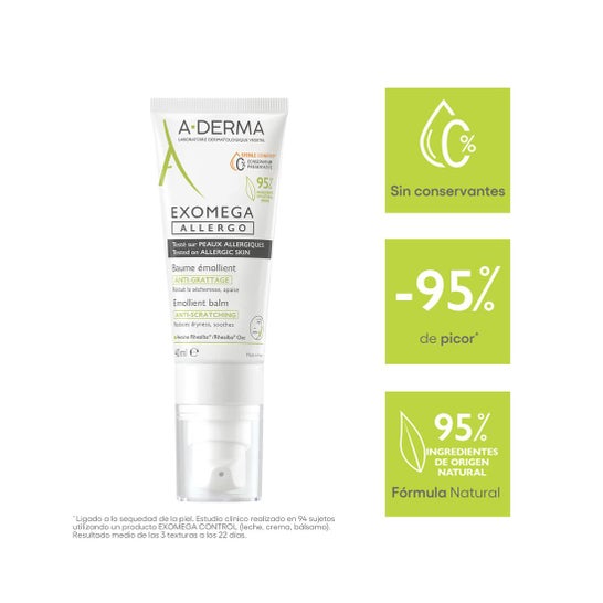 A-Derma Exomega Allergo Baume Émollient 40ml