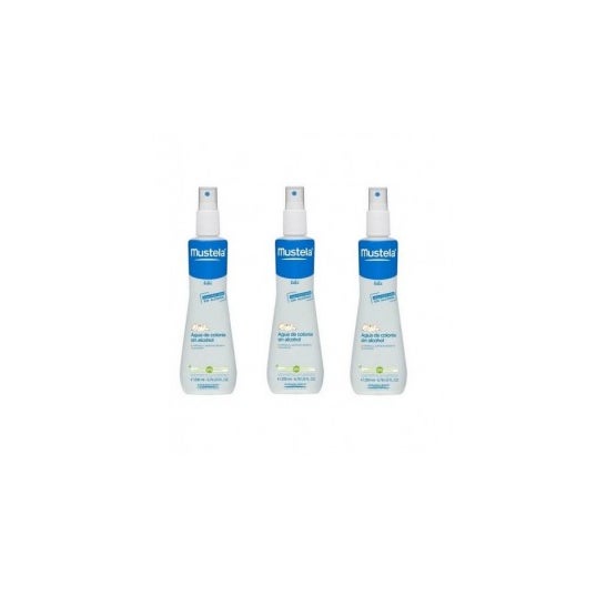 Mustela Pack 3 Aigua Cologne 200ml
